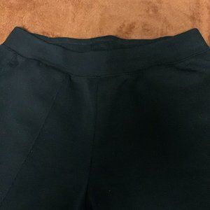Womens Straight leg  Casual leggings with pockets - Black/ Work/Casual S/M